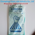 15mil 3D Diamond Grain Nitrile Heavy Duty Industry Gloves Flocking Puncture Oilproof Chemical Resistant